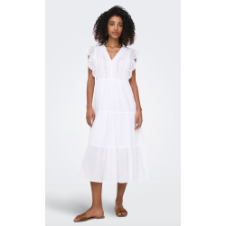 JACQUELINE de YONG JDYSARA LACE DRESS WHITE