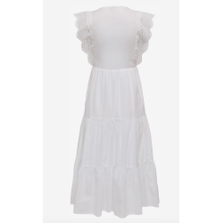 JACQUELINE de YONG JDYSARA LACE DRESS WHITE