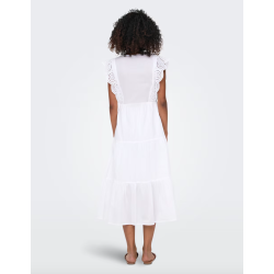 JACQUELINE de YONG JDYSARA LACE DRESS WHITE