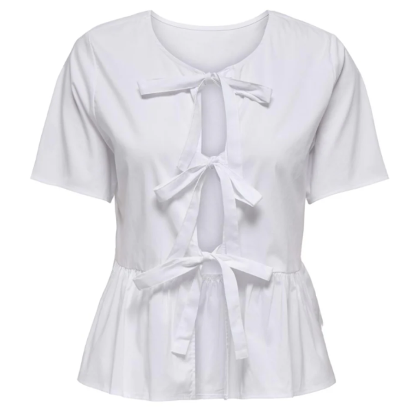 JACQUELINE de YONG JDYMIO STRING TOP WHITE