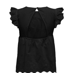ONLY ONLLOU OPEN BACK TOP BLACK