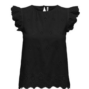 ONLY ONLLOU OPEN BACK TOP BLACK