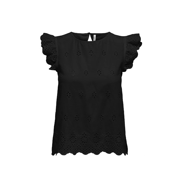 ONLY ONLLOU OPEN BACK TOP BLACK