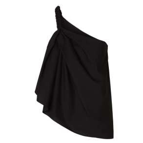 SELECTED FEMME SLFESTHER SHOULDER TOP BLACK 