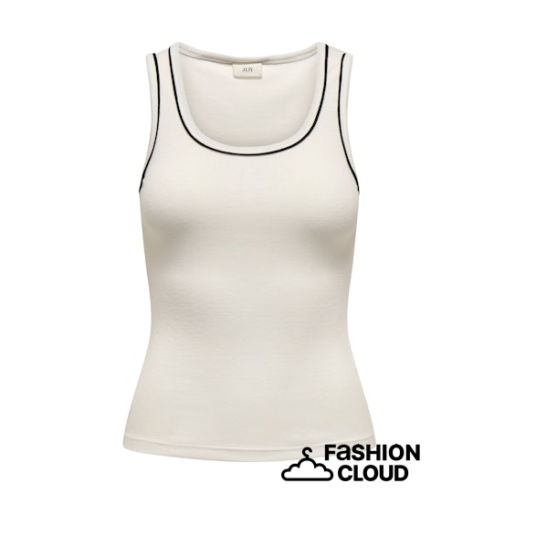 JACQUELINE de YONG JDYASTA CONTRAST TOP WHITE