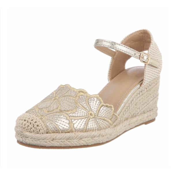 FLORA WEDGE GOLD
