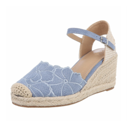 FLORA WEDGE BLUE