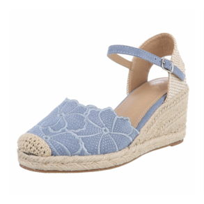 FLORA WEDGE BLUE