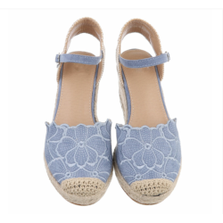 FLORA WEDGE BLUE