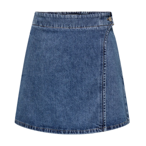 ONLY ONLTHEA WRAP SKIRT M.BLUE