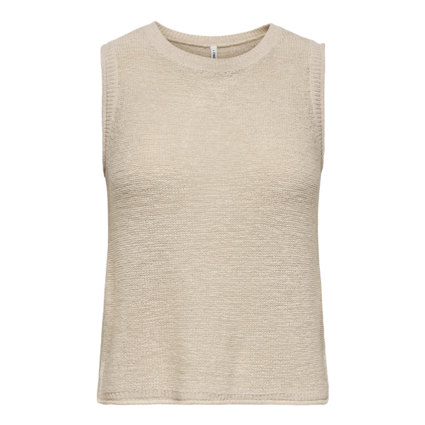 ONLY ONLSUNNY KNIT TANK TOP STONE