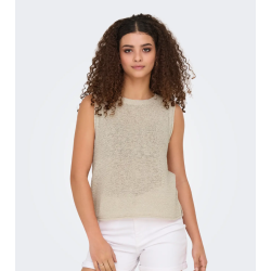 ONLY ONLSUNNY KNIT TANK TOP STONE