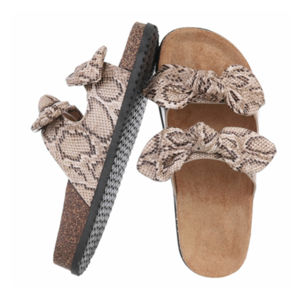 CONCEPT CJ SANDAL BOW SNAKE
