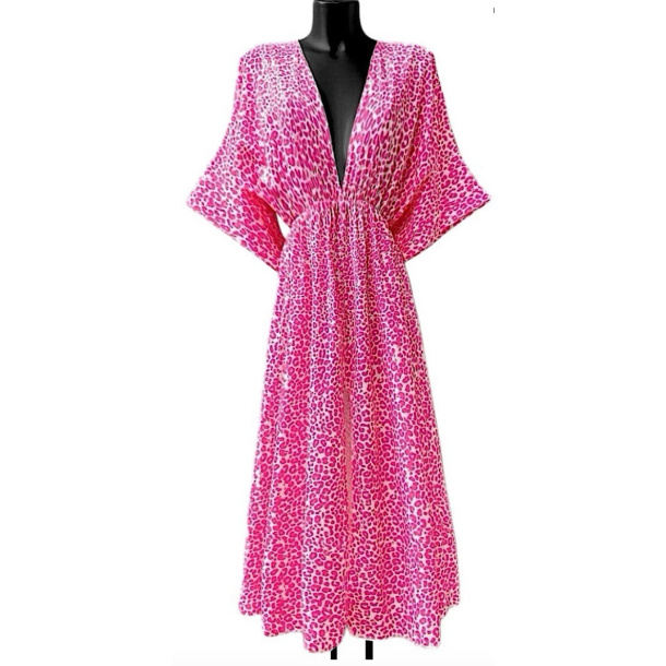 MARIA DRESS, BATSLEEVE PINK