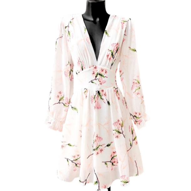 SOFIE MINI DRESS, WHITE ROSE