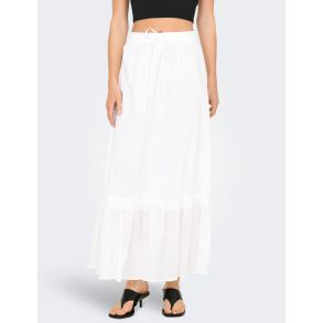 ONLY ONLMILEY ANKEL SKIRT WHITE