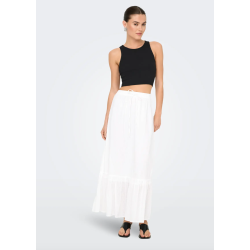 ONLY ONLMILEY ANKEL SKIRT WHITE