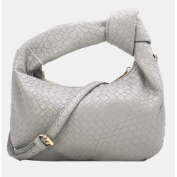 SINA KNOT BAG LIGHT GREY