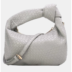 SINA KNOT BAG LIGHT GREY