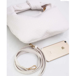 SINA KNOT BAG LIGHT WHITE