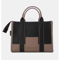 TOTE BAG - TWO TONE NOUGAT/BLACK
