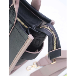 TOTE BAG - TWO TONE NOUGAT/BLACK