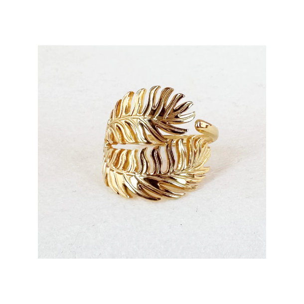 TRS BEAU LEAF RING