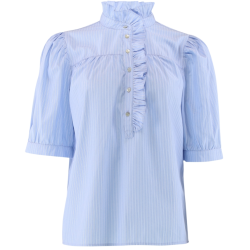 CONTINUE ARIANNA BLOUSE BLUE STRIP 