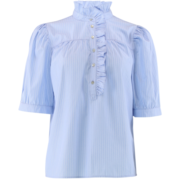 CONTINUE ARIANNA BLOUSE BLUE STRIP