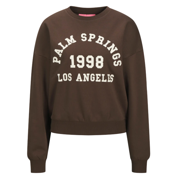 JJXX JXMERLE SHORT CREW SWT BROWN