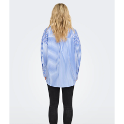 JACQUELINE de YONG JDYVESPER LOOSE SHIRT BLUE