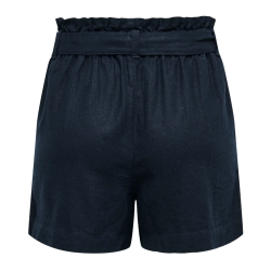 JACQUELINE de YONG JDYSAY LINEN SHORTS NAVY 