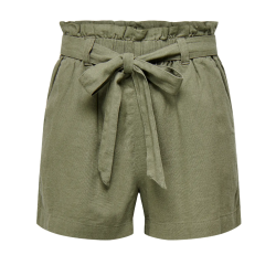 JACQUELINE de YONG JDYSAY LINEN SHORTS ARMY