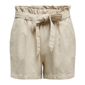 JACQUELINE de YONG JDYSAY LINEN SHORTS SAND
