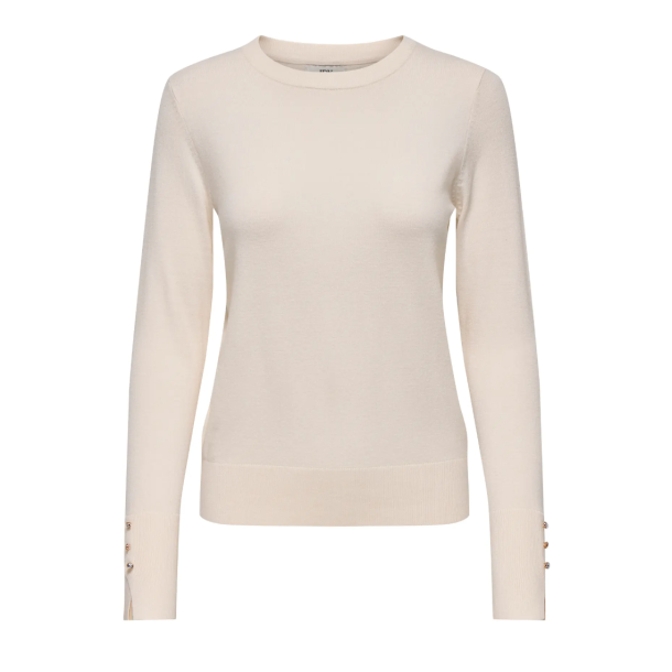 JACQUELINE de YONG JDYMALOU PULLOVER CREAM
