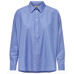 ONLY ONLGRACE SHIRT BLUE/WHITE