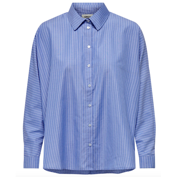 ONLY ONLGRACE SHIRT BLUE/WHITE