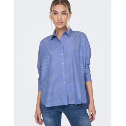 ONLY ONLGRACE SHIRT BLUE/WHITE