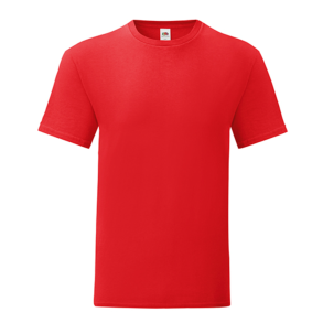 FRUIT OF THE LOOM ICONIC TEE RED