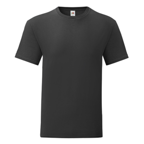 FRUIT OF THE LOOM ICONIC TEE BLACK