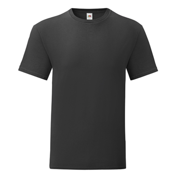 FRUIT OF THE LOOM ICONIC TEE BLACK