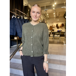 SOMMERSTEDT NOVA CARDIGAN ARMY