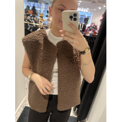 CONCEPT CAROLINE VEST BROWN