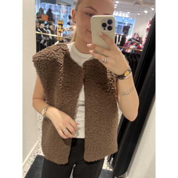 CONCEPT CAROLINE VEST BROWN