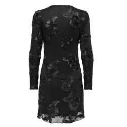 JACQUELINE de YONG JDYCASABLANCA SHORT DRESS BLACK