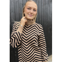 ONLY ONLJULIA ROLLNEC DRESS COCONUT