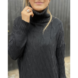 SOMMERSTEDT CLARA KNIT DRESS BLACK