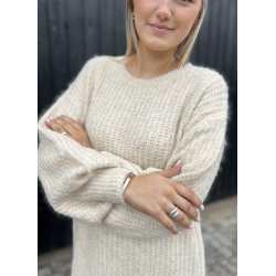 SOMMERSTEDT CAVA KNIT DRESS BEIGE