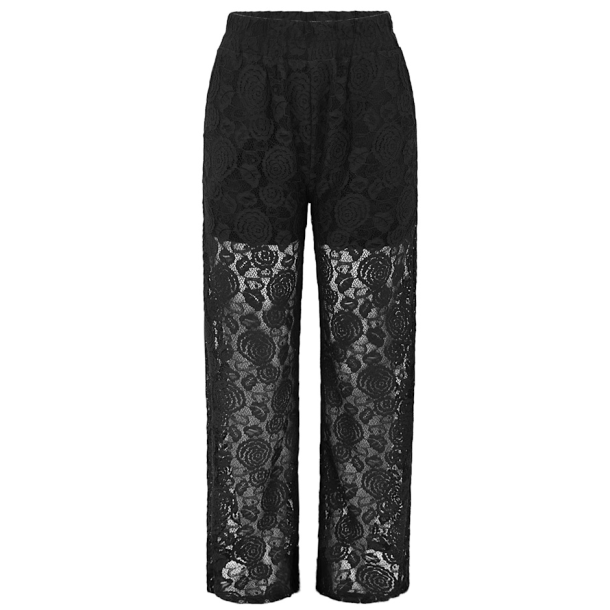 LIBERT ESSENTIEL LACY LACE PANTS BLACK