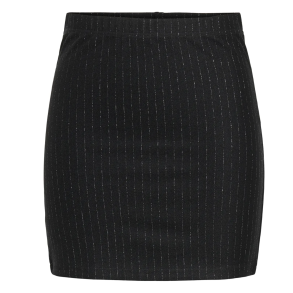 JACQUELINE de YONG JDYMARY LUREX MINI SKIRT BLACK